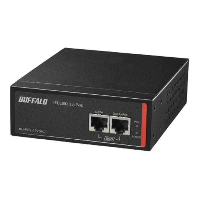 楽天市場】□□○ BUFFALO /バッファロー PoEインジェクタ BIJ-POE-1P