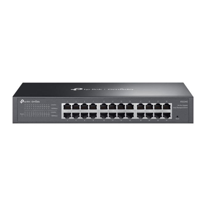 TP-Link ティーピーリンク Omada ギガビットポートx24 イージーマネージスイッチ ES224G(UN) 【NE直】