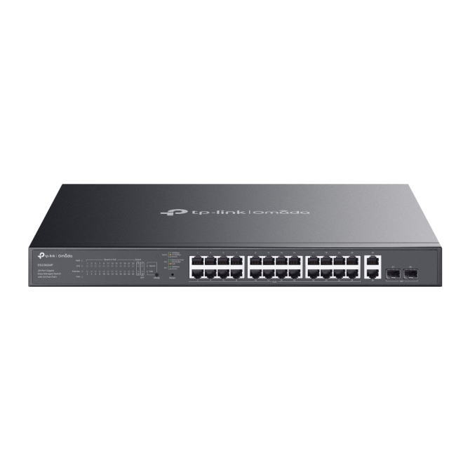 TP-Link ティーピーリンク Omada ギガビットポートx28 イージーマネージスイッチ(PoE+ポートx24搭載) ES228GMP(UN)【NE直】