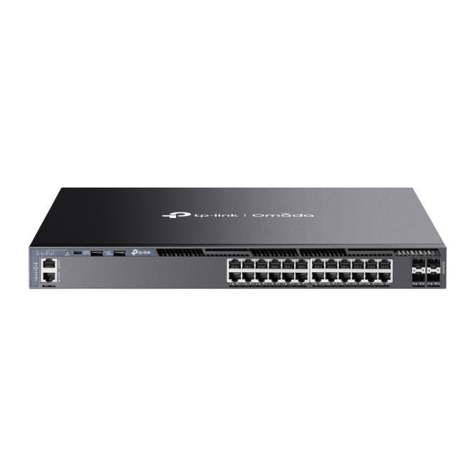 ｴﾝﾄﾘｰ至要たる確からしさ1/2最大限度100%Pﾊﾞｯｸ! TP-Link ティーピーリンク Omada ギガビットポートx24/10G拡張スロットx4スタッカブルL3マネージスイッチ SG6428X(UN)【NE直】