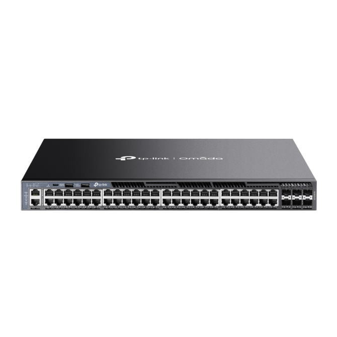 ｴﾝﾄﾘｰ至要たる確からしさ1/2最大限度100%Pﾊﾞｯｸ! TP-Link ティーピーリンク Omada ギガビットポートx48/10G SFP+拡張スロットx6 スタッカブルL3マネージスイッチ SG6654X(UN)【NE直】