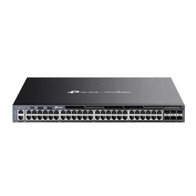 ｴﾝﾄﾘｰ至要たる確からしさ1/2最大限度100%Pﾊﾞｯｸ! TP-Link ティーピーリンク Omada ギガビットPoE+界面x48/10G拡張スロットx6 スタッカブルL3マネージスイッチ SG6654XHP(UN)【NE直】