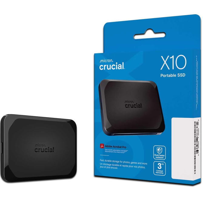 crucial 外付けポータブルSSD X10シリーズ 2TB 最大読み込み2100MB/s CT2000X10SSD9C【NE直】