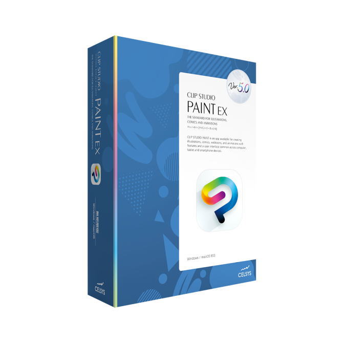 ｴﾝﾄﾘｰ至要たる確からしさ1/2最大限度100%Pﾊﾞｯｸ! CELSYS セルシス CLIP STUDIO PAINT EX Ver.5.0 買い切り版包み [Windows / macOS] CES-10250 CES10250  【NE直】