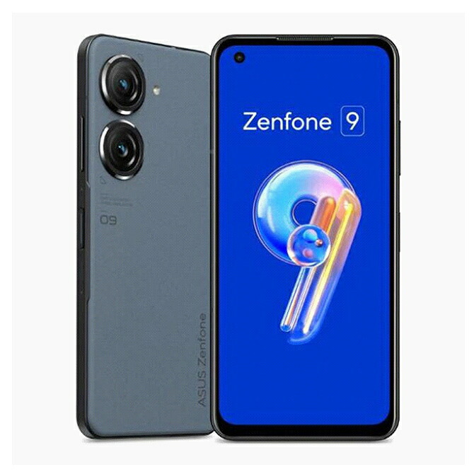 【当日発送】 中古整備品 ASUS Zenfone 9 (AI2202)スターリーブルー ZF9-BL8S128|ECクルー店