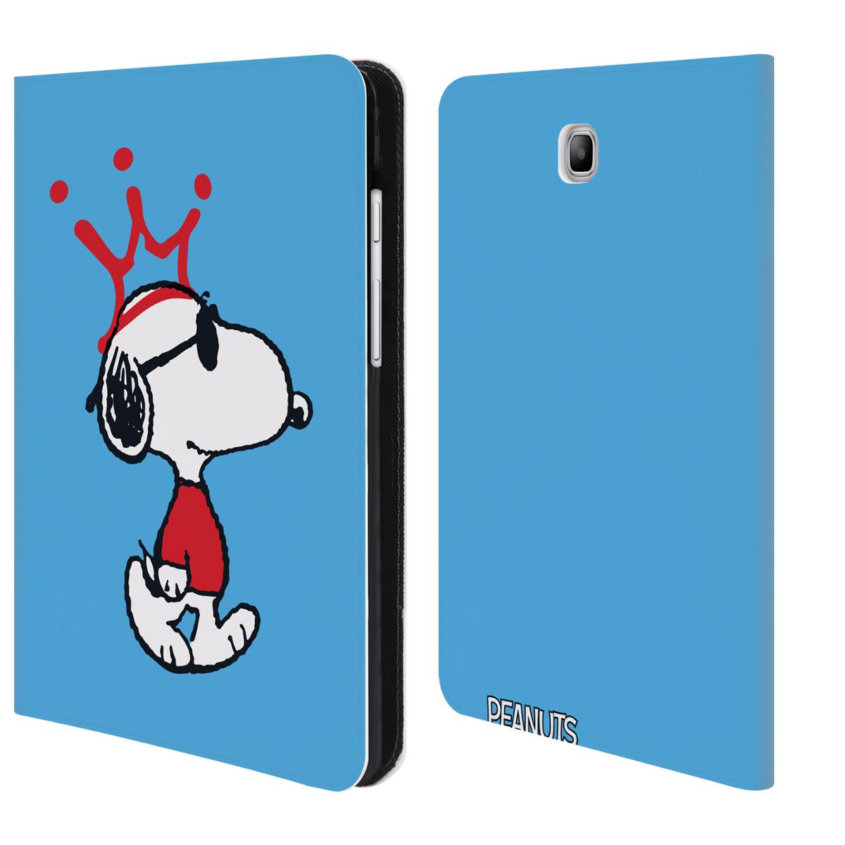 楽天市場 送料無料 オフィシャル Peanuts The Many Faces Of Snoopy レザー手帳型ウォレットタイプケース Samsung Galaxy タブレット Ecell