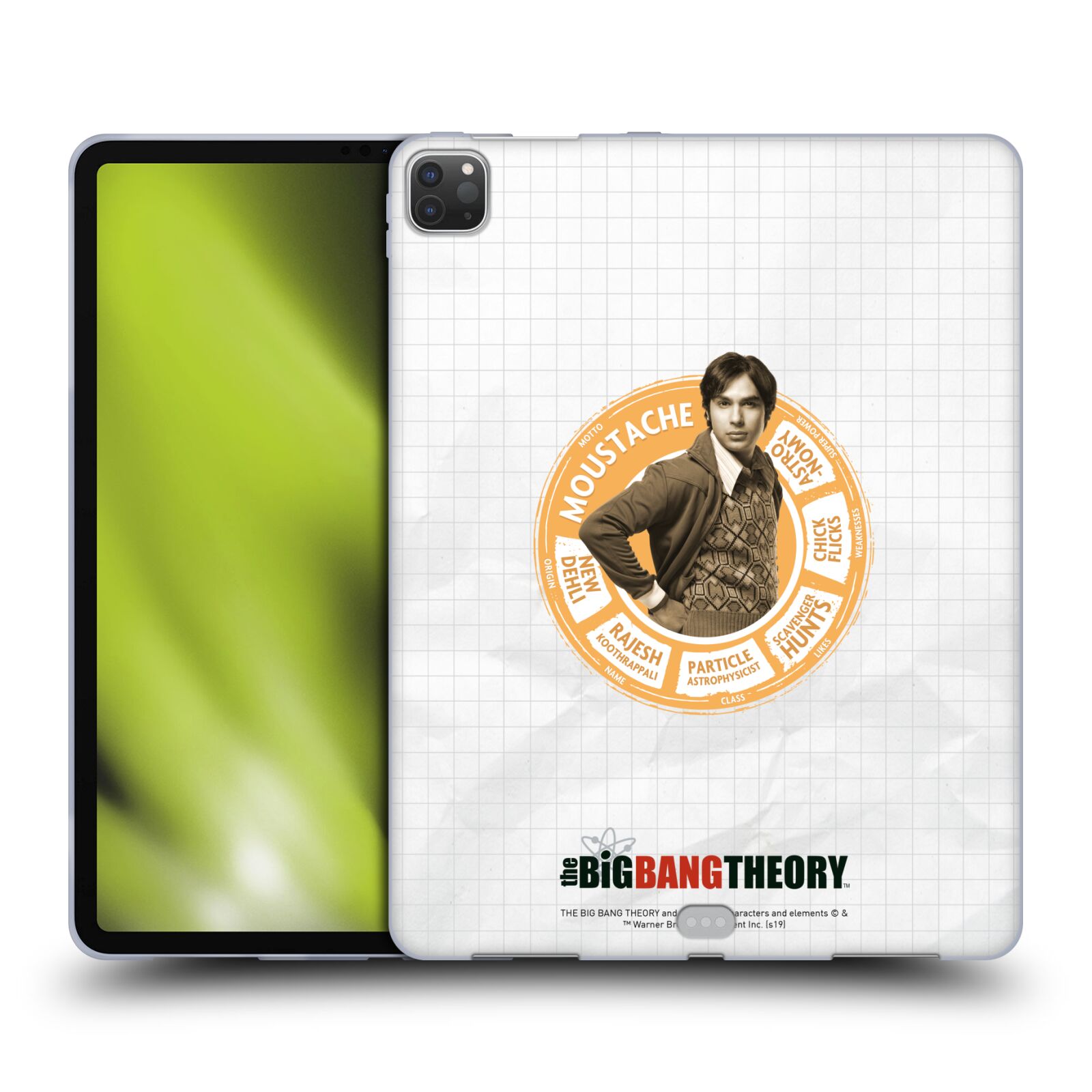 オフィシャル The Big Bang Theory キャラクター アトリビュート ソフトジェルケース Apple Samsung Kindle Salon Raquet De