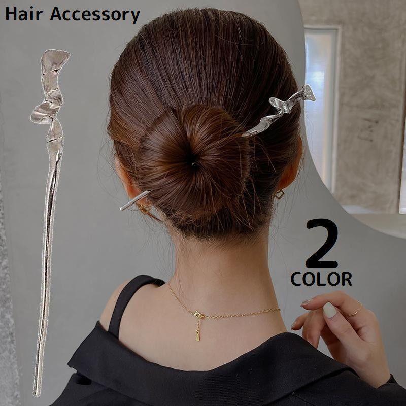 ヴィンテージかんざしヘアピン5本と指輪1個 つまみ一本簪-一輪古美｜普段使いの簪・ヘアアクセサリー