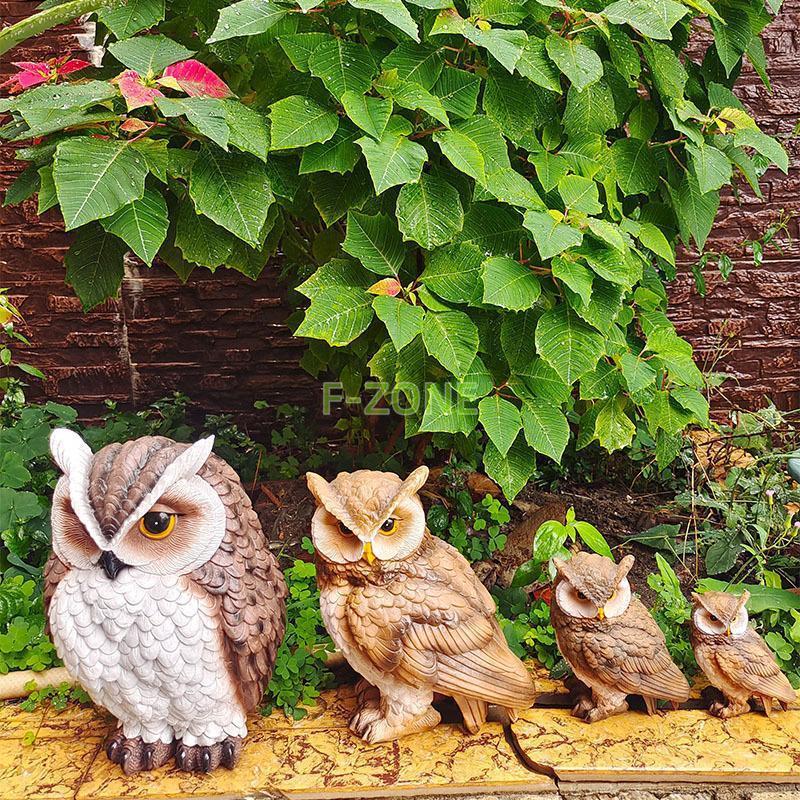楽天市場】ふくろう置物フクロウ2羽セット梟オブジェ インテリア雑貨