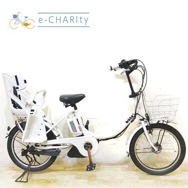 【中古】 電動自転車 子ども乗せ 子供乗せ ブリヂストン bikke 2 e ビッケ ツー イー ホワイト 20インチ KE064 電動アシスト自転車 【神戸在庫】 56,640円