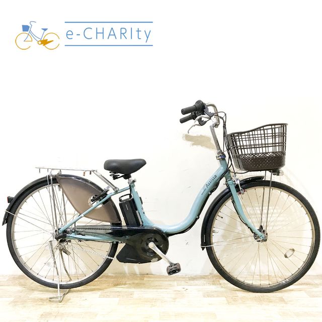 【中古】 電動自転車 ママチャリ ブリヂストン アシスタ DX ミント 26インチ KF059 電動アシスト自転車 【神戸在庫】