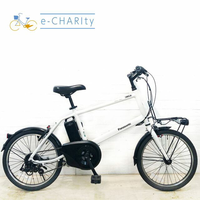 【中古】 電動自転車 小径車 パナソニック ベロスター ミニ ホワイト 20インチ SR420Y 電動アシスト自転車 【横浜在庫】