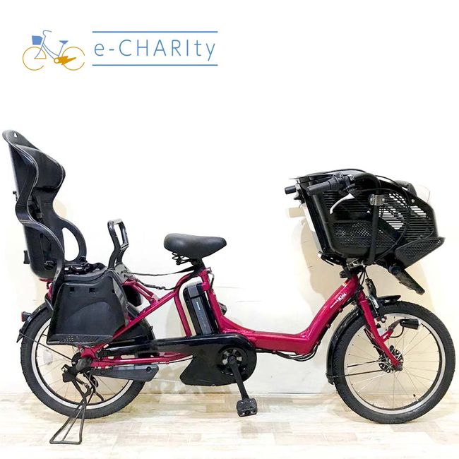 【全品ポイント10倍★お買い物マラソン限定】【中古】 電動自転車 子ども乗せ 子供乗せ ヤマハ パスキッスミニ ピンク 20インチ KH101 電動アシスト自転車 【神戸在庫】|e-CHARIty