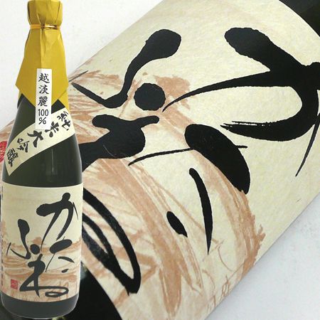 【蔵元直送】越乃潟舟（かたふね）純米大吟醸　1800ml 日本酒 お酒 ギフト プレゼント 贈答 贈り物 おすすめ 新潟 熱燗 冷酒 辛口 甘口 お中元 お歳暮 正月 父の日 有名 限定 話題 人気 旨い 美味しい ランキング メッセージカード のし熨