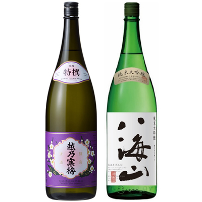 ★新品未開封★越乃寒梅 金無垢1800ml×2本日本酒 越乃寒梅 純米大吟醸酒 金無垢 1.8L | 越乃寒梅（石本酒造