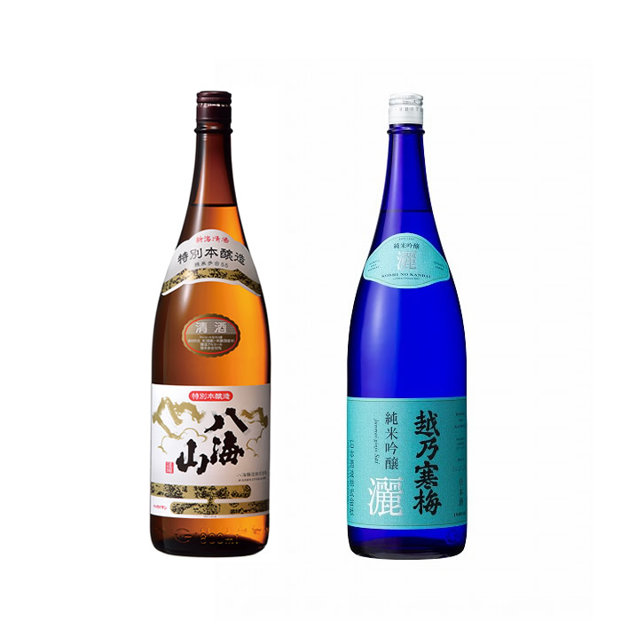 八海山 特別本醸造 1800ml と 越乃寒梅 灑 純米吟醸 1800ml 2本セット