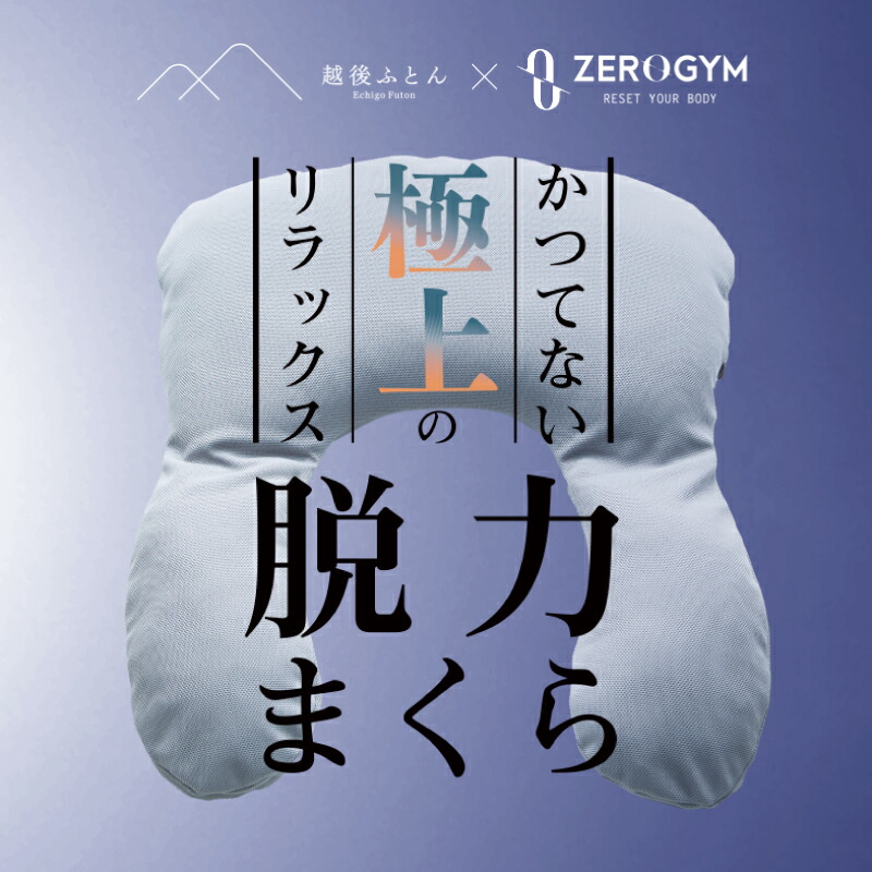 2022超人気 越後ふとん×ZEROGYM 脱力まくら ecousarecycling.com