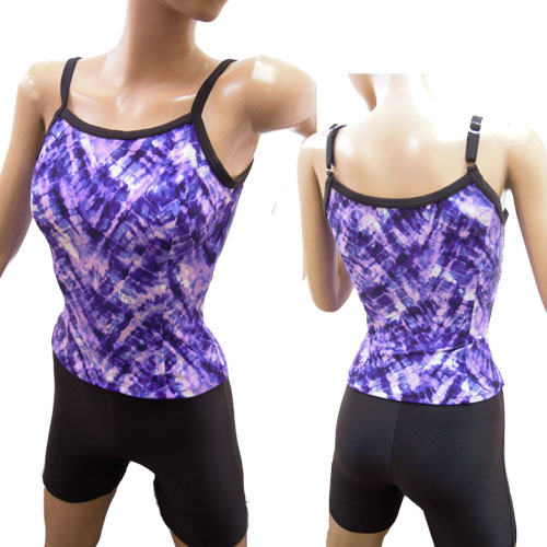 格安 楽天市場 水着 肩ひもタイプｔ ｂ パープルドリーム 水着 レディース水着フィットネス水着 スポーツ水着 ワンピース水着 水中ウォーキング水着 スイミング スイムスーツ ヨガ ダンス日本製 100 水着レオタードのエコーソーイング 在庫あり 即納
