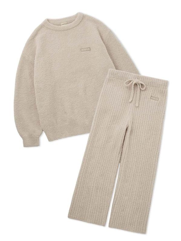 パウダープルオーバー&ロングパンツPWNT251133 レディース Amazon | [ジェラート ピケ] パウダープルオーバー&ロングパンツ