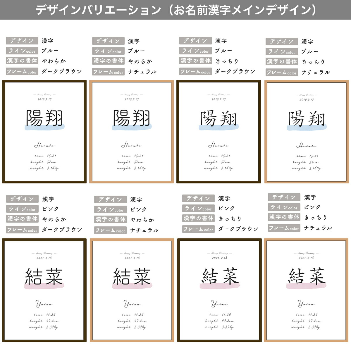 楽天市場 漢字 英語デザイン選べる16種類 午後12時までのご注文で当日発送 送料無料 命名書 小さめ 2l 出産祝い 人気 デザイナーズ 赤ちゃん 誕生 記念 飾り おしゃれ オーダー シンプル デザイン 男の子 女の子 名入れ 木製 赤ちゃん 出産 ギフト Stripes