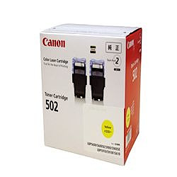 CANON キャノン CANON トナーカートリッジ502 2P(2本パック)イエロー純正/9642A003 CN-TN502-2PYWJ｜ECJOY！店 20,342円