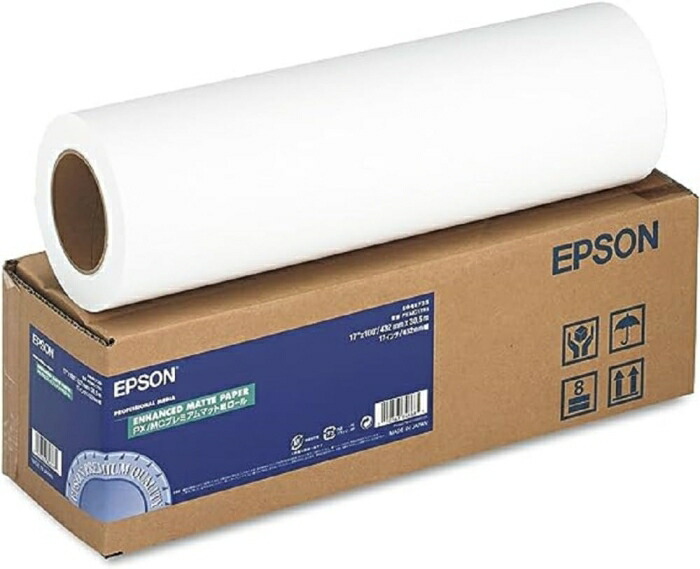 EPSON エプソン ロール紙 大判用紙 PX/MCプレミアムマット紙ロール 44インチ PXMC44R5 1118mm