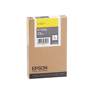 EPSON エプソン インクカートリッジL イエロー　PX-B500専用 (ICY54L)