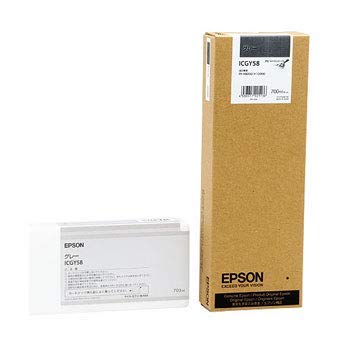 EPSON エプソン インクカートリッジ 700ml (グレー)(ICGY58)　PX-P/K3