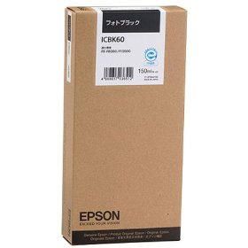 EPSON エプソン インクカートリッジ 150ml (フォトブラック)(ICBK60)　PX-F10000/PX-F8000専用 PX-P/K3