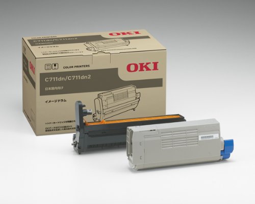 OKI 沖電気 OKI 想い浮かべる膜鳴楽器 黒いこと C711dn用  ID-C4JK