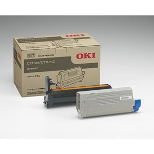 OKI 沖電気 OKI 想い浮かべる膜鳴楽器 シアン C711dn用  ID-C4JC