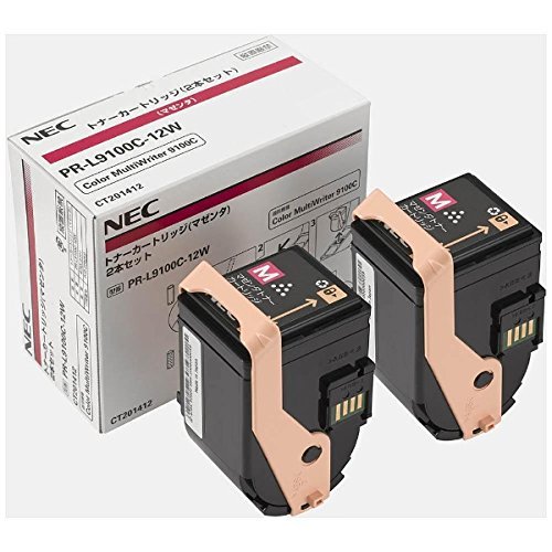 NEC 日本電気 NEC  トナー マゼンタ(2本仕掛ける) NE-TNL9100-12WJ PR-L9100C-12W トナー-パソコン・周辺機器-PCサプライ・消耗品
