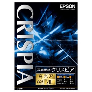 EPSON エプソン 写真用紙クリスピア＜高光沢＞(A2サイズ/20枚)(KA220SCKR)