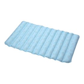 日本エンゼル 通気ビーズマット【ロング】 ブルー ５０ｃｍ×２５ｃｍ×高さ６ｃｍ (１６２６)