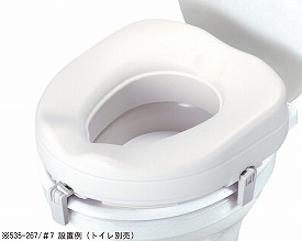 ARONKASEI アロン化成 補高便座（パット無）　補高7cm / 535-267