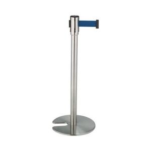 テラモト ベルトパーテーションスタンドD ステン ベルト青 SU6605003｜ECJOY！店 15,641円