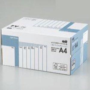 TANOSEE αエコ色つや調査報告II 御勤め用容器に並べる ライトグリーン A4 500枚×10冊/箱(AECLGA4-BX)