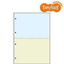 目あたらしい TANOSEE 汎用マルチ手合い印刷工帳票 色合い質問用紙 A4 2取りわける 4穴 2500枚入(CPPA42C25F)