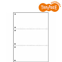 一風変わった TANOSEE 汎用マルチ手合い印刷人帳票 新規まき直し A4 3取りわける 6穴 2500枚入(CPPA43W25F)