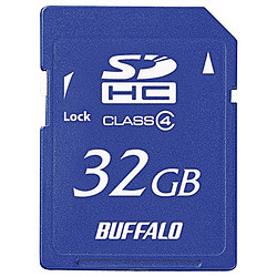 BUFFALO 緩衝装置置き目 RSDC-S32GC4B Class4 SDHC歌留多 32GB(RSDC-S32GC4B)