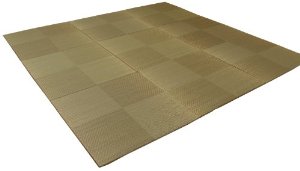 イケヒコ 純国産 置き畳 社会的単位畳 『シンプルノア』 赤銅色 82×82×1.7珊（9枚1書き割り） 軽さ手合い