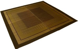 イケヒコ 引っ敷き 国産 い草 ござ 引っ敷き 『DXランクス』 ブドウ酒 約191×191珊 （裏:不織布）