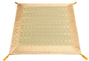 イケヒコ 純国産 掛川織 い草目の前（仏前）座蒲団 『古代』 約70×70珊