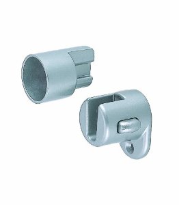 SHIROKUMA シロクマ 脱着鉤括弧(右) 35Φしろがね色 BR-78R