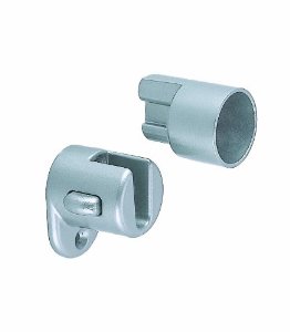 SHIROKUMA シロクマ 脱着鉤括弧(左) 35Φしろがね色 BR-78L