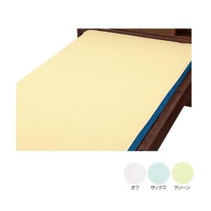 ウェルファン ベッドパッド型防水シーツ グリーン W 009435