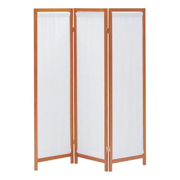 弘益 木製スクリーン(帆布) 3連 HT-3BR 1個