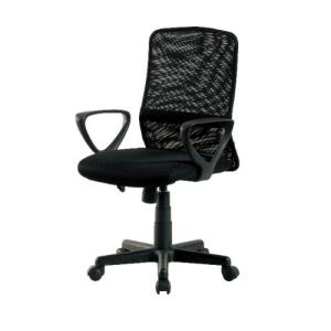 弘益 メッシュバックチェア(KHC-832L(BK))