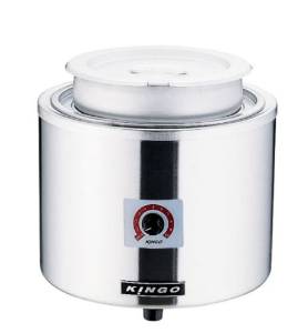 TKG テイケイジイ 遠藤商事 ＫＩＮＧＯ　湯煎式電気スープジャー　７ＬＤ９００１【DSC2701】｜ECJOY！店