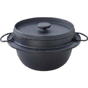 岩鋳(Iwachu) 岩鋳 鋳鉄ごはん鍋２１－０８５ （３合炊）【GGH0102】 鍋-キッチン用品・食器・調理器具